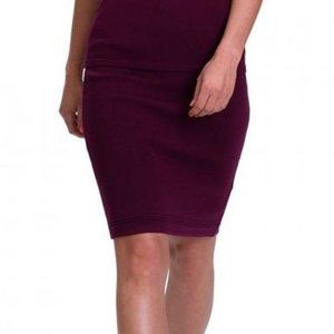 Wool Pencil Skirt, High Waisted - Size XS